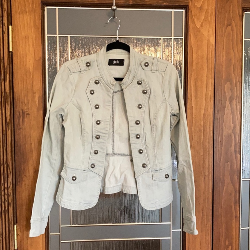 Light wash denim jacket Size 10